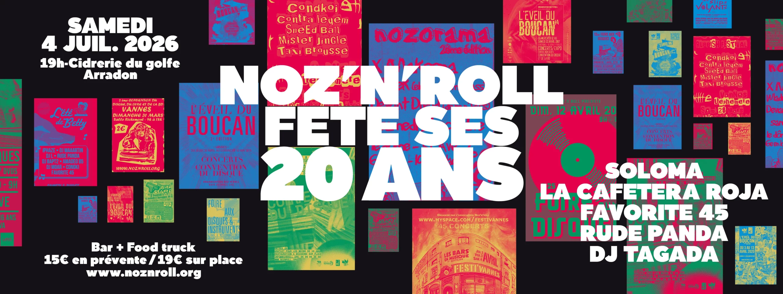 Bannière 20 ans Noz'N'Roll